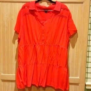 Orange Torrid Blouse 3X EUC